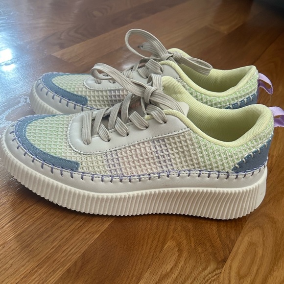 Nicole Miller Brita platform sneakers multi-colored Size 8.5 - Picture 9 of 9